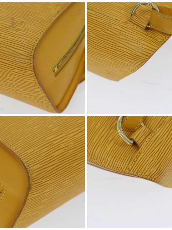 LOUIS VUITTON Epi Mabillon Backpack Yellow